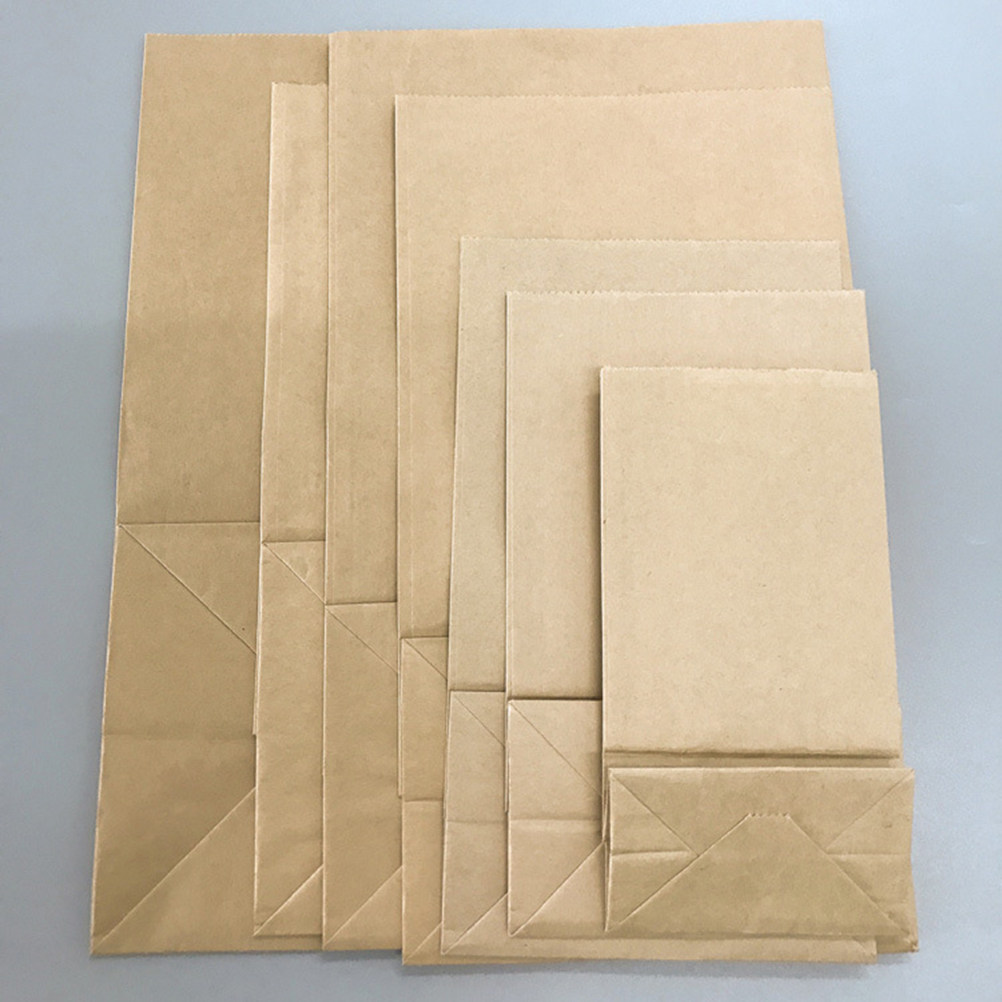 100pcs Kraft Paper Bag Small S - Food With Snacks 评论和价格