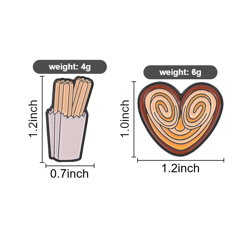 Heart Shaped Spiral Churros Bi - Food Snacks In Spanish 评论和价格
