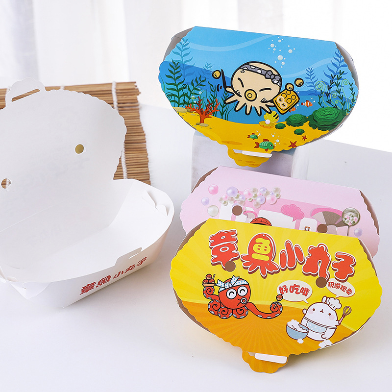 100Pcs Disposable Cartoon Octo - Food Snacks For Party 评论和价格