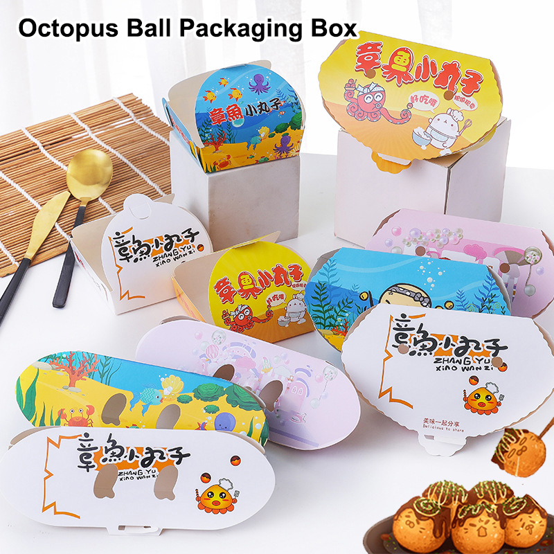 100Pcs Disposable Cartoon Octo - Food Snacks For Party 评论和价格