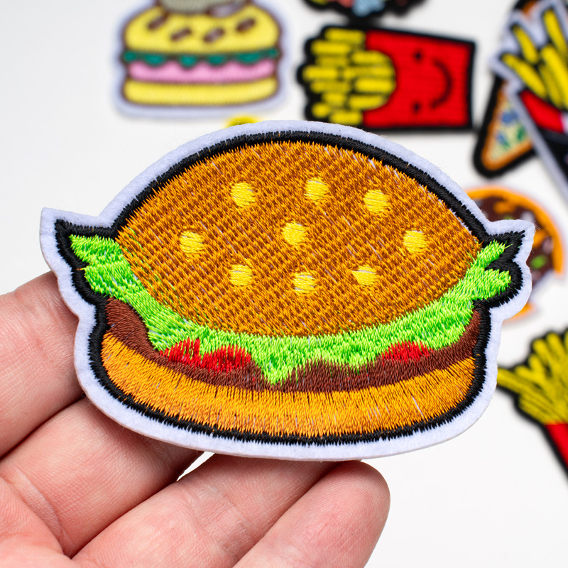 Fast Food Series Embroidered C - Food Snacks Pictures 评论和价格