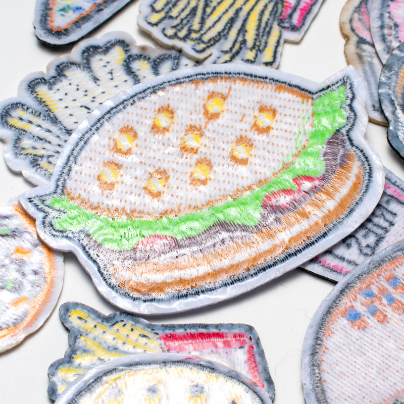Fast Food Series Embroidered C - Food Snacks Pictures 评论和价格