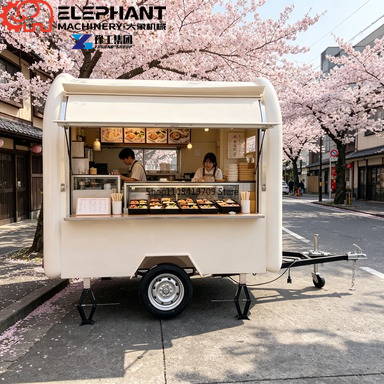 Street Vending Round Food Trai - Food Snacks Catering 评论和价格