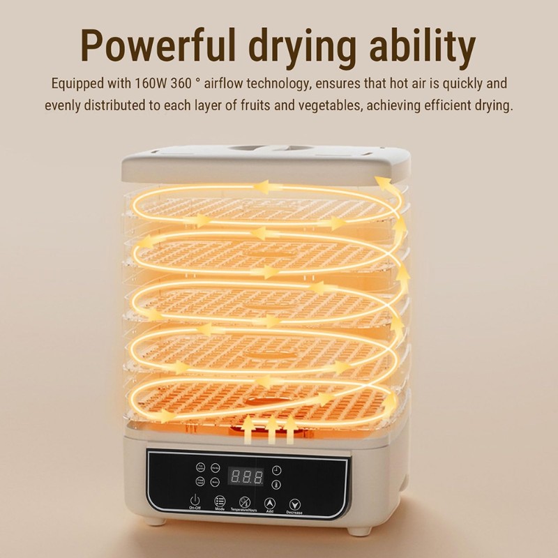 Food Dehydrator 5-Tier Electri - Food Dehydrator Snacks 评论和价格