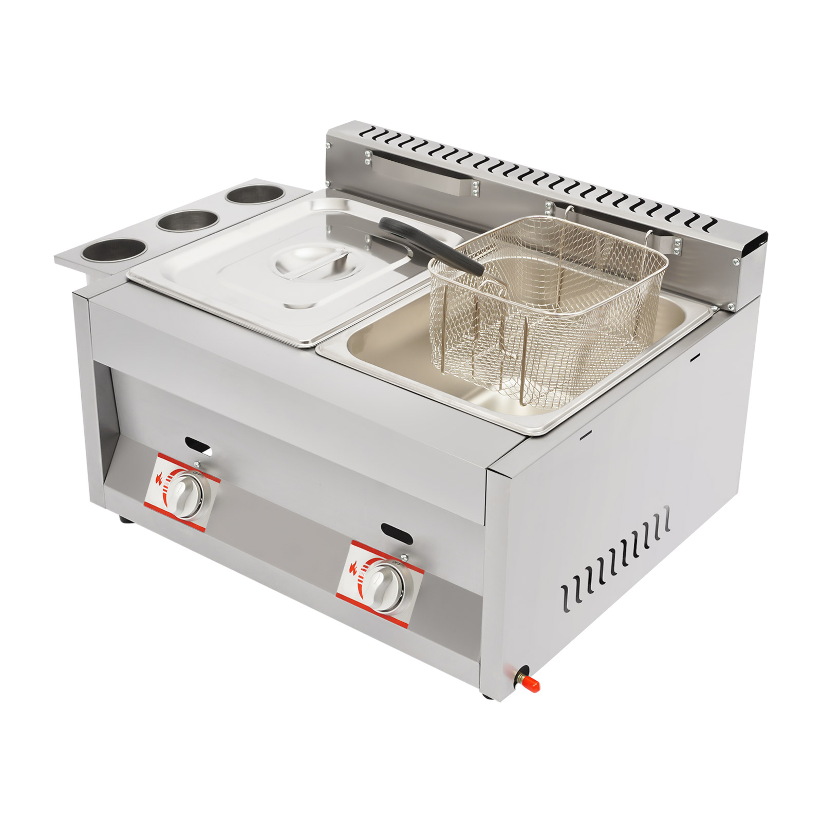 Commercial Deep Fryer 2-Tank 6 - Food Snacks Catering 评论和价格