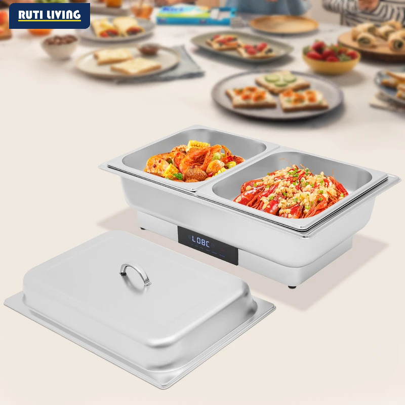 Electric Chafing Dish for Buff - Snacks Food Warmer 评论和价格