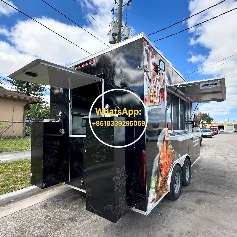 Mobile Food Trailer Fast Food  - Food Snacks Catering 评论和价格