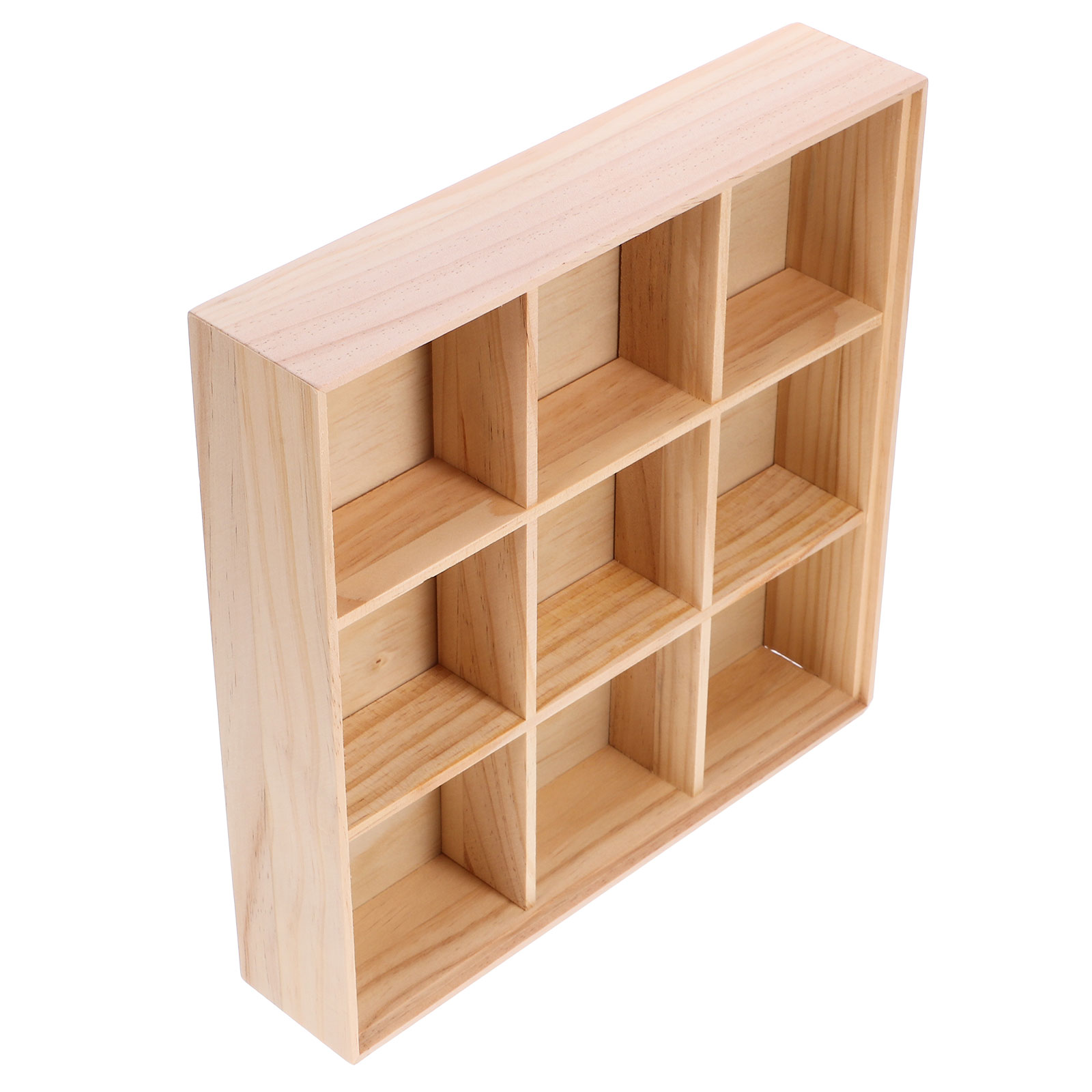 1pc Wooden Divided Storage Box - Food Snacks Packets 评论和价格
