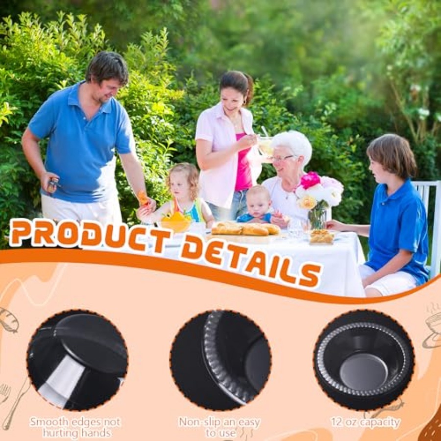 30 Pack 12 oz Disposable Plast - Food Snacks For Party 评论和价格