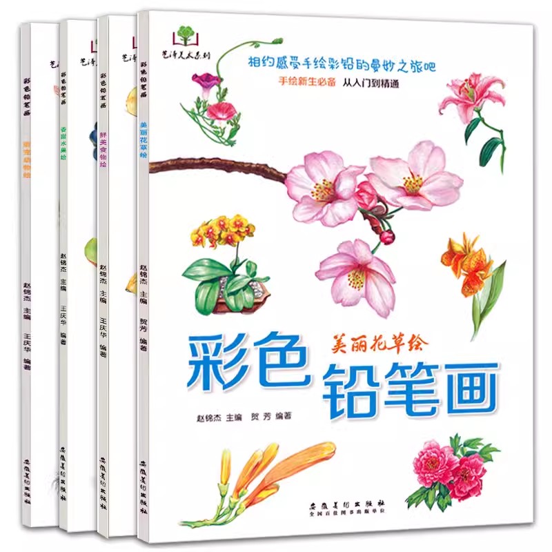 Color Pencil Flowers, Food, Fr - Food And Snacks Coloring Book Bold And Easy 评论和价格