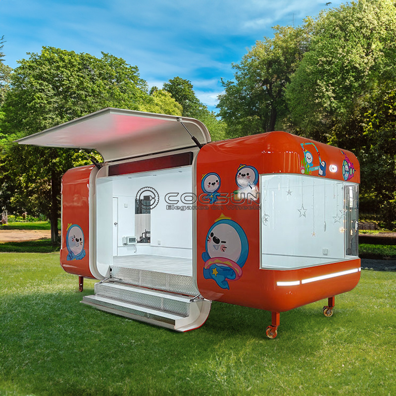 Street Mobile Food Trailer Piz - Food Snacks Catering 评论和价格