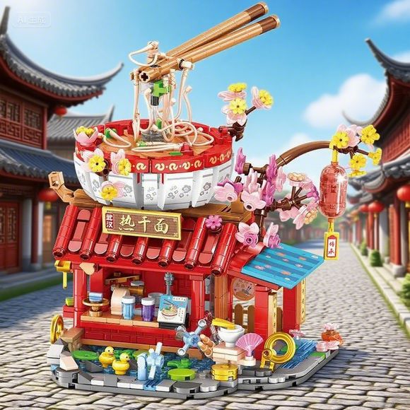 New Food Shops Building Blocks - Food Nation Snacks 评论和价格