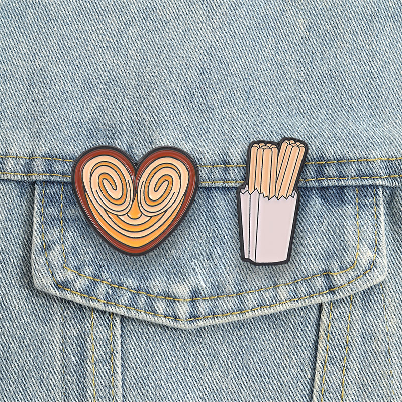 Mexican Churro Palmier Enamel  - Food Snacks In Spanish 评论和价格