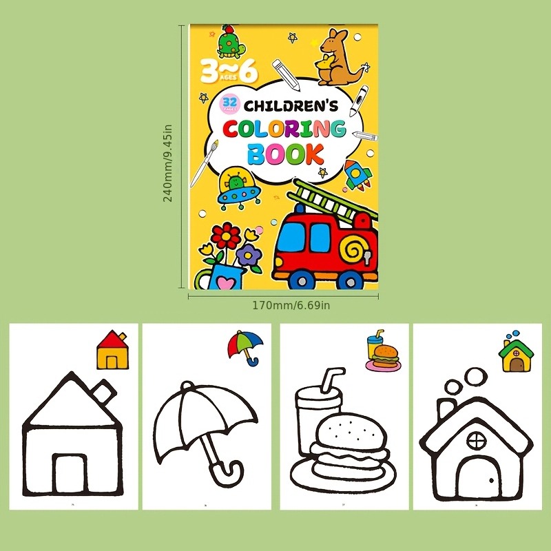 Children's Drawing Book, Conta - Food And Snacks Coloring Book Bold And Easy 评论和价格